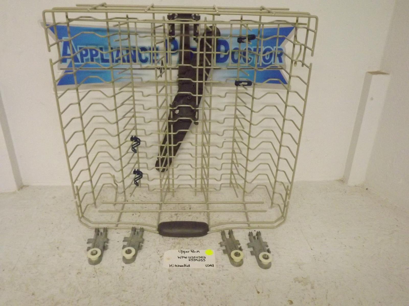 KitchenAid Dishwasher WPW10350382 8539233 Upper Rack Used KitchenAid Dishwasher WPW10350382 8539233 Upper Rack Used